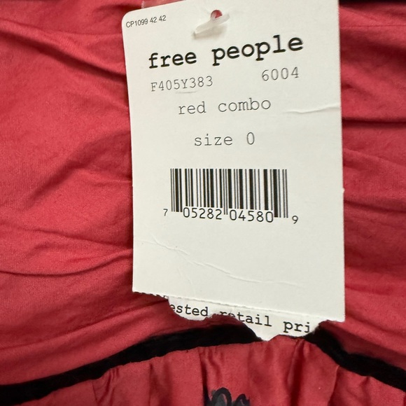 Free People Metallic Peacock Dress NWT - Picture 9 of 15